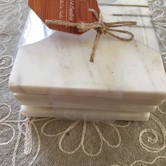 Marble Coasters Still in Original Pkg - Picture 5 of 5